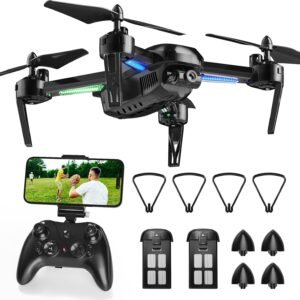 Dron T6 para adultos – Dron RC HD 1080P, dron FPV con cámara…