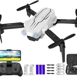 Mini Drone con Cámara para Adultos Niños – Cámara FPV HD 1080P…