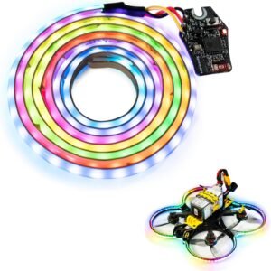 Tira de luces LED para dron SpeedyBee Meteor FPV (configuración inalámbrica)